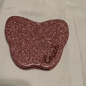 Coach Glittery Pink Butterfly Key Holder